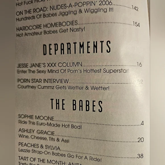 Vintage Cheri Magazine January 2007 Issue - Picture 3 of 8